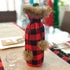 2020 New Year Latest Santa Claus Snowman Wine Bottle Dust Cover Noel Christmas Decorations for Home Dinner Decor Christmas Gift - menochic